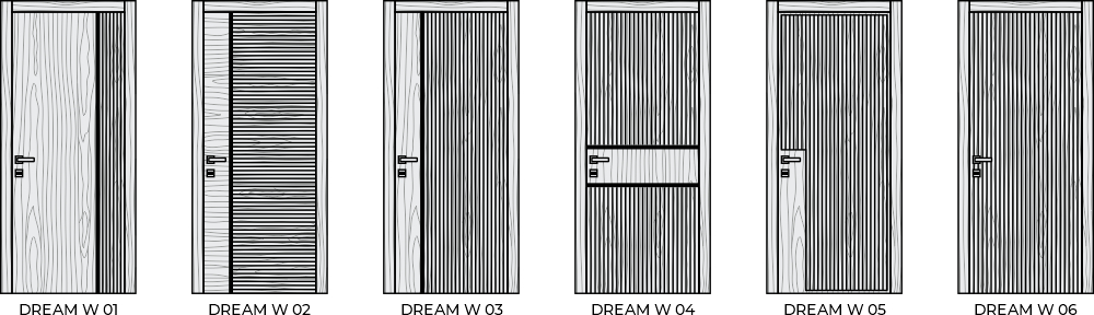 Шпонированные двери Contemporary Dream Wood в современном стиле