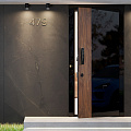 Exterior entrance doors