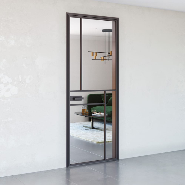 أبواب с алюминиевым наличником AluDoors NEW FLY