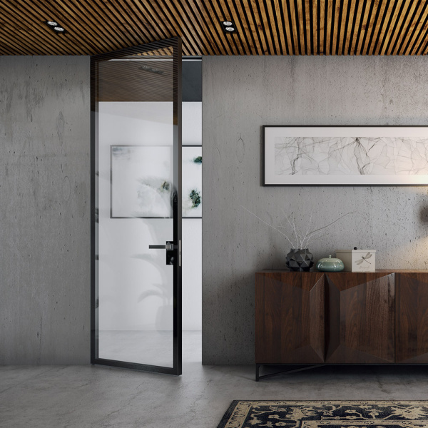 أبواب скрытого монтажа AluDoors CLEAR