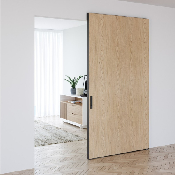 Скрытые раздвижные двери AluDoors PLANO L DESIGN