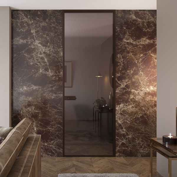 أبواب с алюминиевым наличником AluDoors LIGHT