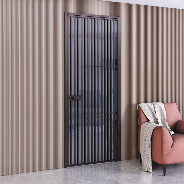 أبواب с алюминиевым наличником AluDoors VERTI